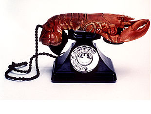  Lobster Telephone  (1936), de Salvador Dalí.