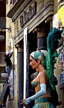 El Molino, emblemático local de  music-hall. 