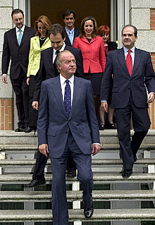 El Rey recibe a la dirección del PSOE