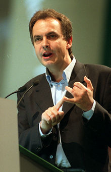 José Luis Rodríguez Zapatero, en el congreso de UGT.