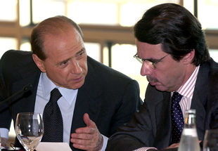 BERLUSCONI: 'LOS SINDICALISTAS, SIEMPRE DE FIESTA'.