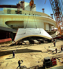 Un 'cascarón' para el Palau de les Arts.