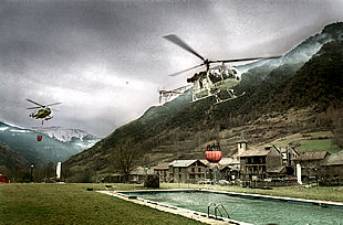 El incendio del Pallars Sobirà ha quemado ya 70 hectáreas