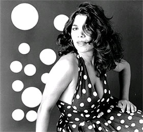 Tomasa Guerrero,  La Macanita,  en una foto del disco  La luna de Tomasa. 