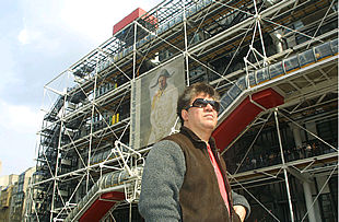 Pedro Almodóvar, en el Centro Pompidou de París.