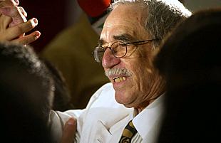 GARCÍA MÁRQUEZ CON LOS PERIODISTAS.