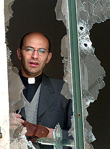 Tiros contra una iglesia de Belén