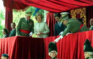 El Rey distingue a la Fuerza de Maniobra en Valencia