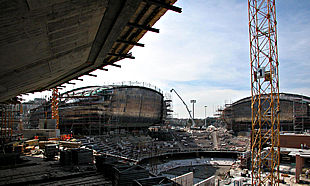 Una panorámica tomada el 20 de marzo de la Ciudad de la Música, el espacio de 55.000 metros cuadrados concebido por el arquitecto Renzo Piano.
