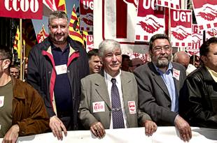 Un millar de sindicalistas contra la siniestralidad laboral