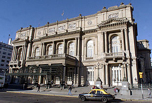 El teatro Colón de Buenos Aires.