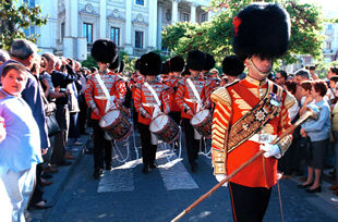 Homenaje al duque de Wellington en Cádiz