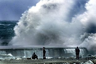 El temporal de Levante regresa a la costa catalana