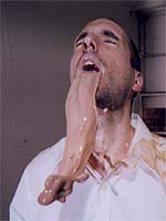 Sergio Prego, en la videoproyección de 'Home'.