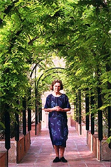 Anne McLaren, en Barcelona.