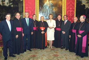 RECEPCIÓN EN LA EMBAJADA EN EL VATICANO