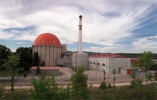 La central nuclear de Almonacid de Zorita.