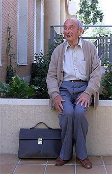 José Antonio Muñoz Rojas, ayer en Sevilla.