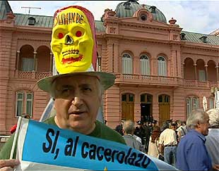 Imagen del reportaje    Argentina: la clase media no va al paraíso. 