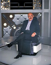 Constantino Romero, en el estudio de    La silla. 