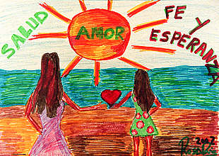 Dibujos para las mujeres refugiadas