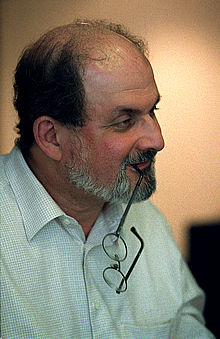 Salman Rushdie, ayer en Madrid.