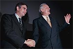 Paolo Cantarella (izquierda), el dimitido consejero delegado de Fiat, y el presidente de Fiat, Paolo Fresco.