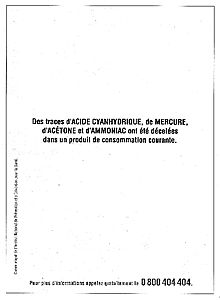 Anuncio publicado en prensa de la campaña antitabaco francesa.