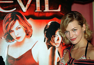 Milla Jovovich, durante la presentación ayer en Madrid de    Resident evil. 