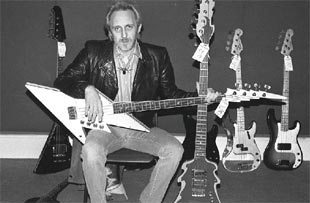 John Entwistle, fotografiado en Londres en 1988.