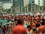 El turimo alemán frecuenta las playas de Palma de Mallorca.