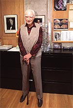 Francis Crick, en su despacho del Instituto Salk.