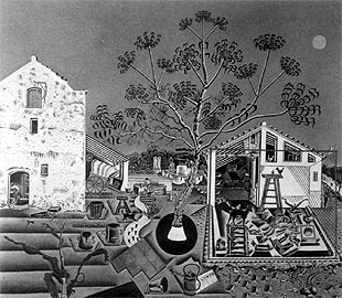  La Masía  (1921-1922), de Joan Miró.