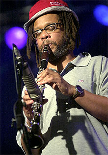 Don Byron, en su actuación en Vitoria.