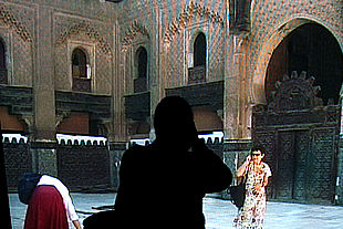 La exposición  Fez, ciudad interior,  cuando se presentó en Barcelona.