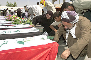 IRÁN E IRAK INTERCAMBIAN CADÁVERES.