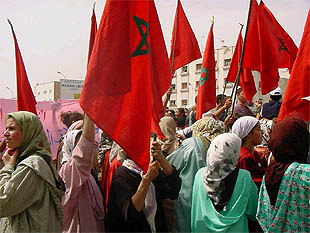 CIERRE DE LA FRONTERA DE MELILLA POR UNA MANIFESTACIÓN