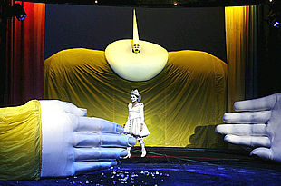 Barbara Bonney durante la representación de la ópera    La flauta mágica, de Mozart. 