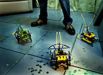 'Argonautas', el robot creado por Ricardo Iglesias y Gerald Kogler con tecnología Mindstorms de Lego.