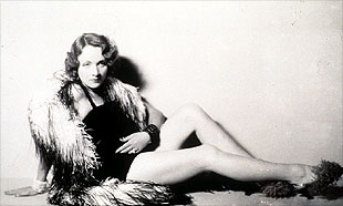 La actriz Marlene Dietrich.