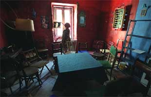 La casa Eskalera Karakol, 'okupada' por mujeres en la calle de Embajadores.