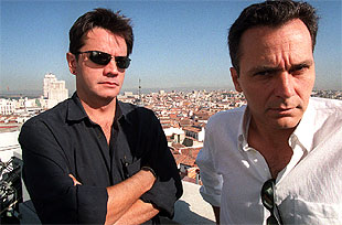 Enrique Urbizu, director de  La caja 507,  y José Coronado, uno de sus protagonistas.