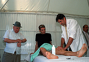 Masajes gratuitos en el día de los fisioterapeutas