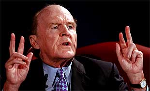 Jack Welch, ex presidente de General Electric, durante una conferencia celebrada el pasado junio. PRIMER PLANO - ESCENA