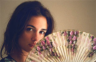 Paz Vega, que dará vida a la Carmen que empieza a rodar en los próximos días Vicente Aranda, en su domicilio madrileño el pasado martes.