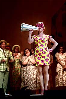 Un momento de la ópera  La reina de las hadas  en el Liceo.