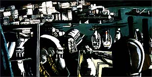   Puerta de Génova   (1927), de Max Beckmann. OBJETO