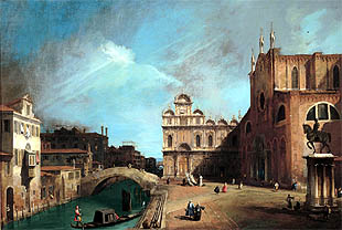  Canal 3,  de Canaletto, una de las obras de la pinacoteca Agnelli.