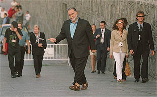 Francis Ford Coppopla, ayer en San Sebastián.