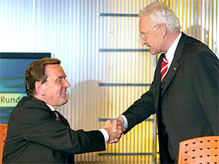 La subida de Los Verdes permitirá a Schröder gobernar con una ventaja mínima